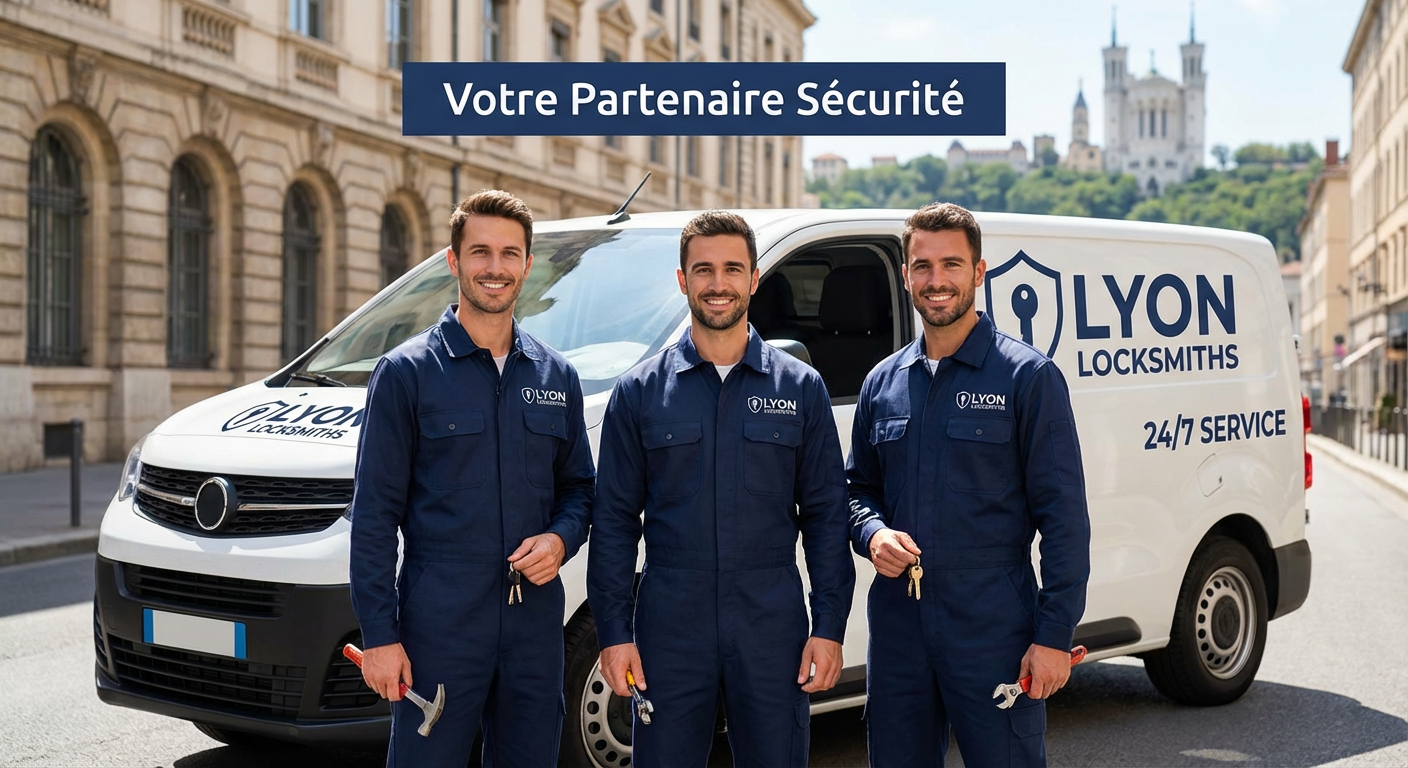 Equipe de serruriers professionnels Verrou Lyon